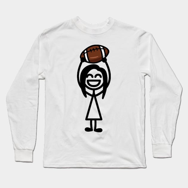 football fan Long Sleeve T-Shirt by hoddynoddy